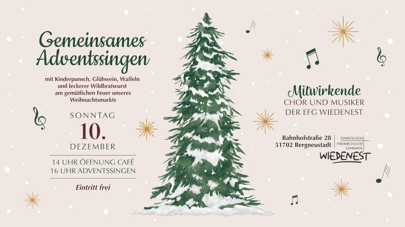 2023 Banner Adventssingen